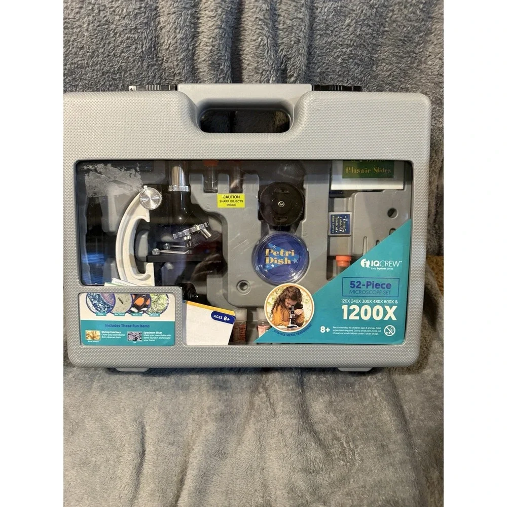 IQCREW Early Explorer Series‎ 52 Pieces Microscope Set EUC